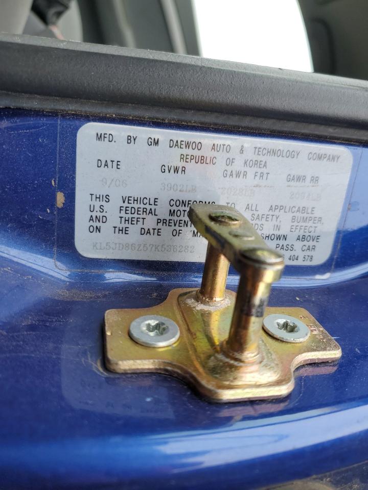 2007 Suzuki Forenza Base VIN: KL5JD86Z57K536282 Lot: 81981595