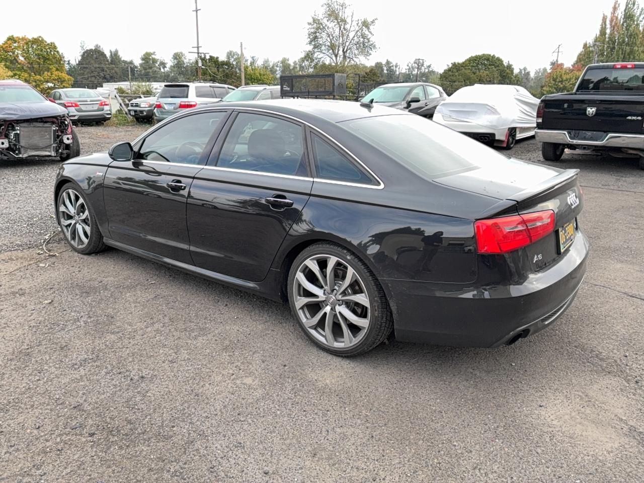 2012 Audi A6 Prestige black sedan gas WAUHGAFC2CN123342 photo #4