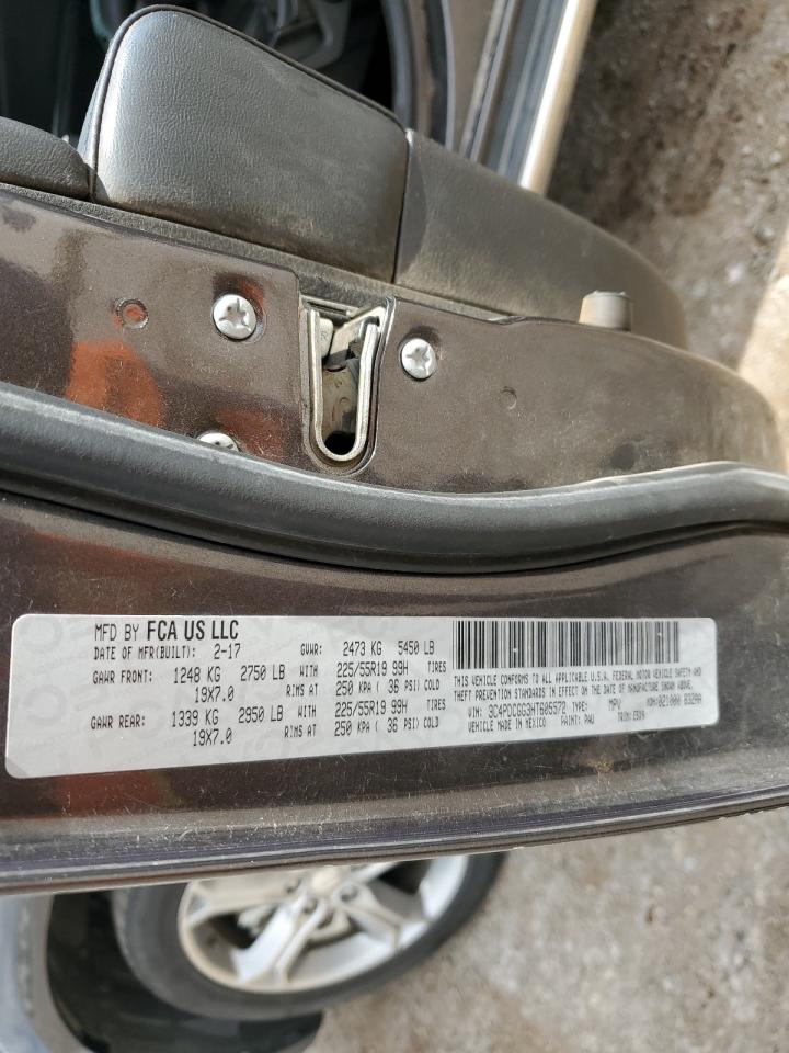 2017 Dodge Journey Crossroad VIN: 3C4PDCGG3HT605572 Lot: 86100265