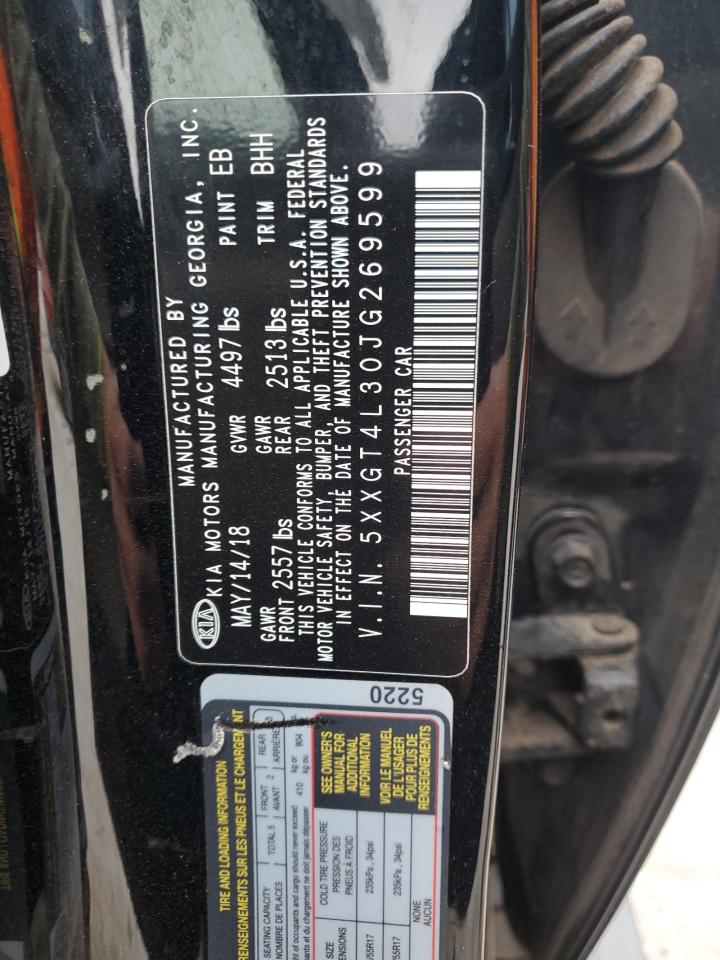 2018 Kia Optima Lx VIN: 5XXGT4L30JG269599 Lot: 85846455