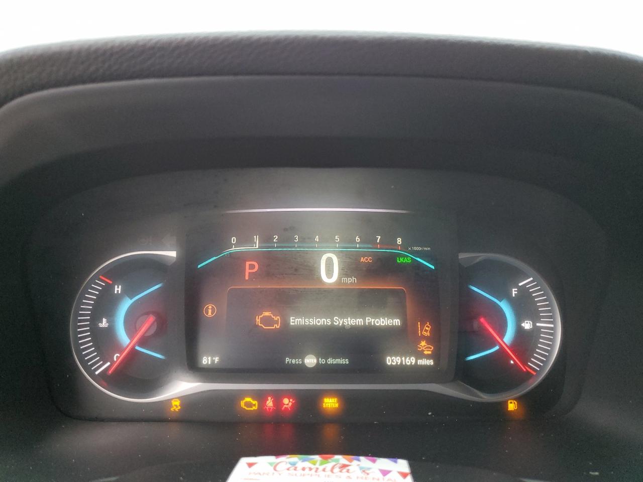 2020 Honda Pilot Ex VIN: 5FNYF5H39LB013509 Lot: 84992085