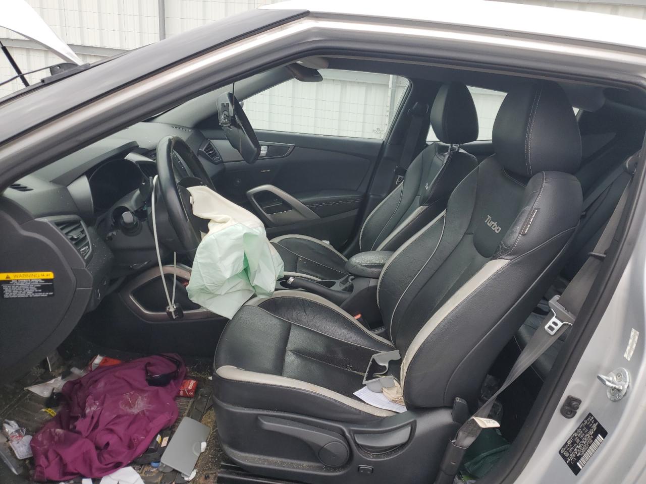 2015 Hyundai Veloster Turbo VIN: KMHTC6AE5FU240675 Lot: 90251105