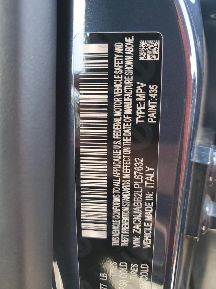 2020 Jeep Renegade Latitude VIN: ZACNJABB2LPL67632 Lot: 87393395