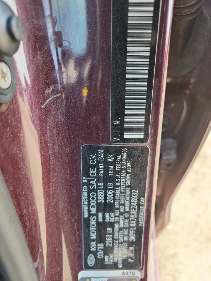 2018 Kia Forte Lx VIN: 3KPFL4A78JE248932 Lot: 85007955