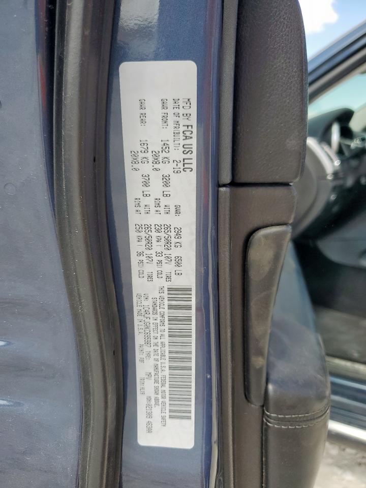 2019 Jeep Grand Cherokee Summit VIN: 1C4RJFJG0KC695987 Lot: 81882935