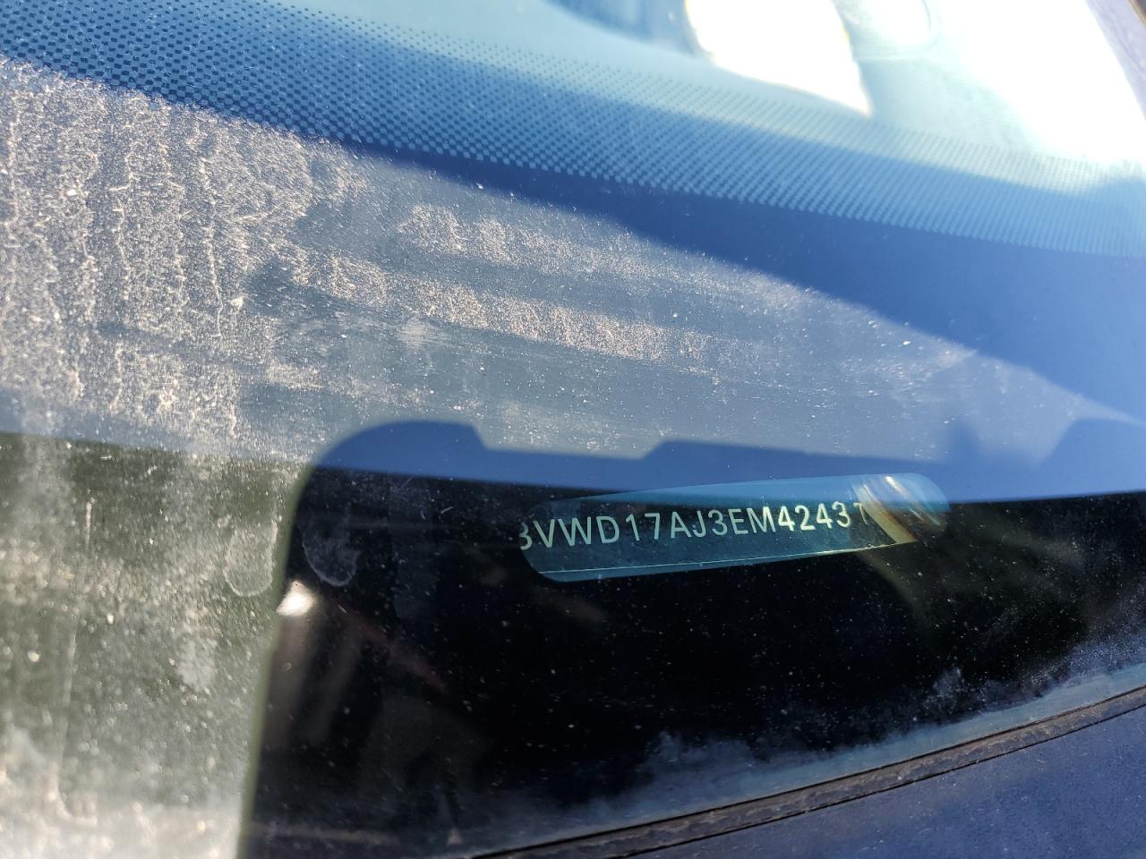 2014 Volkswagen Jetta Se VIN: 3VWD17AJ3EM424319 Lot: 85116815