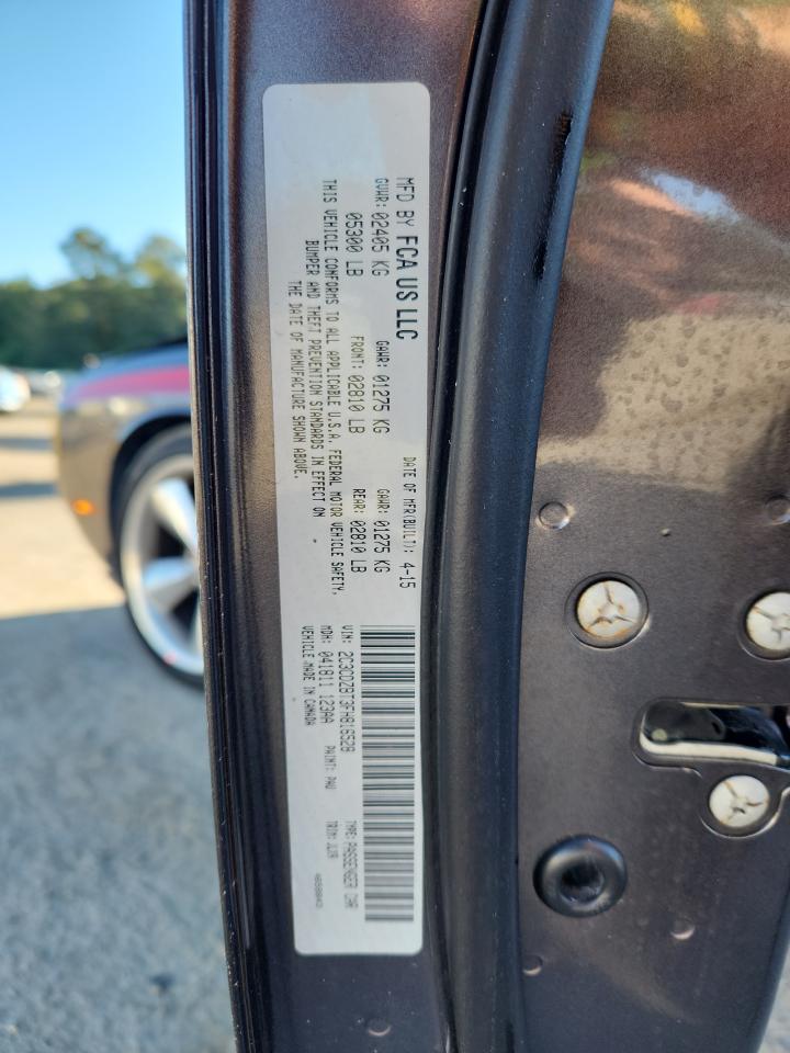 2015 Dodge Challenger Sxt Plus VIN: 2C3CDZBT3FH816528 Lot: 89710455