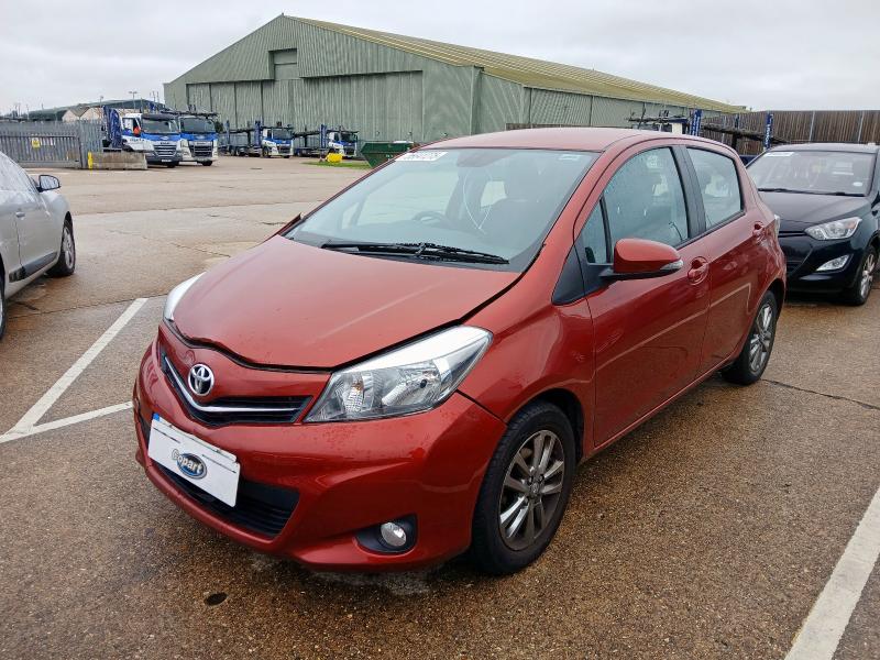 2014 TOYOTA YARIS ICON + VVT-I  for sale at Copart NEWBURY