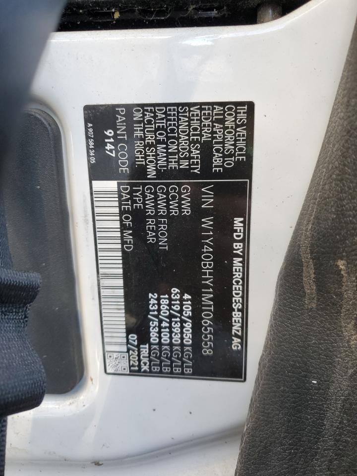 2021 Mercedes-Benz Sprinter 2500 VIN: W1Y40BHY1MT065558 Lot: 85275265