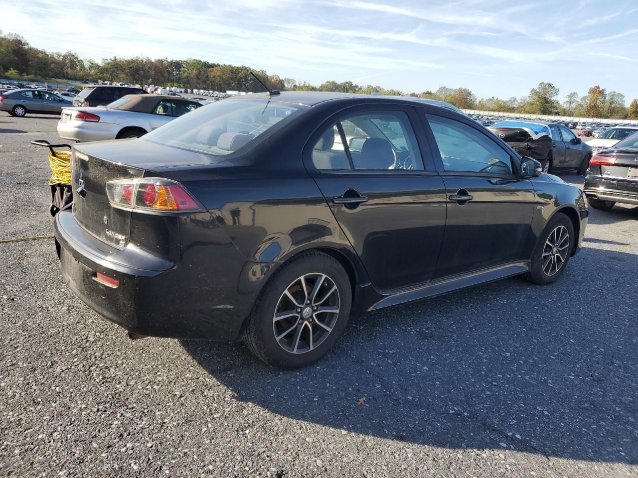 2016 Mitsubishi Lancer Es black sedan gas JA32V2FW8GU008138 photo #4