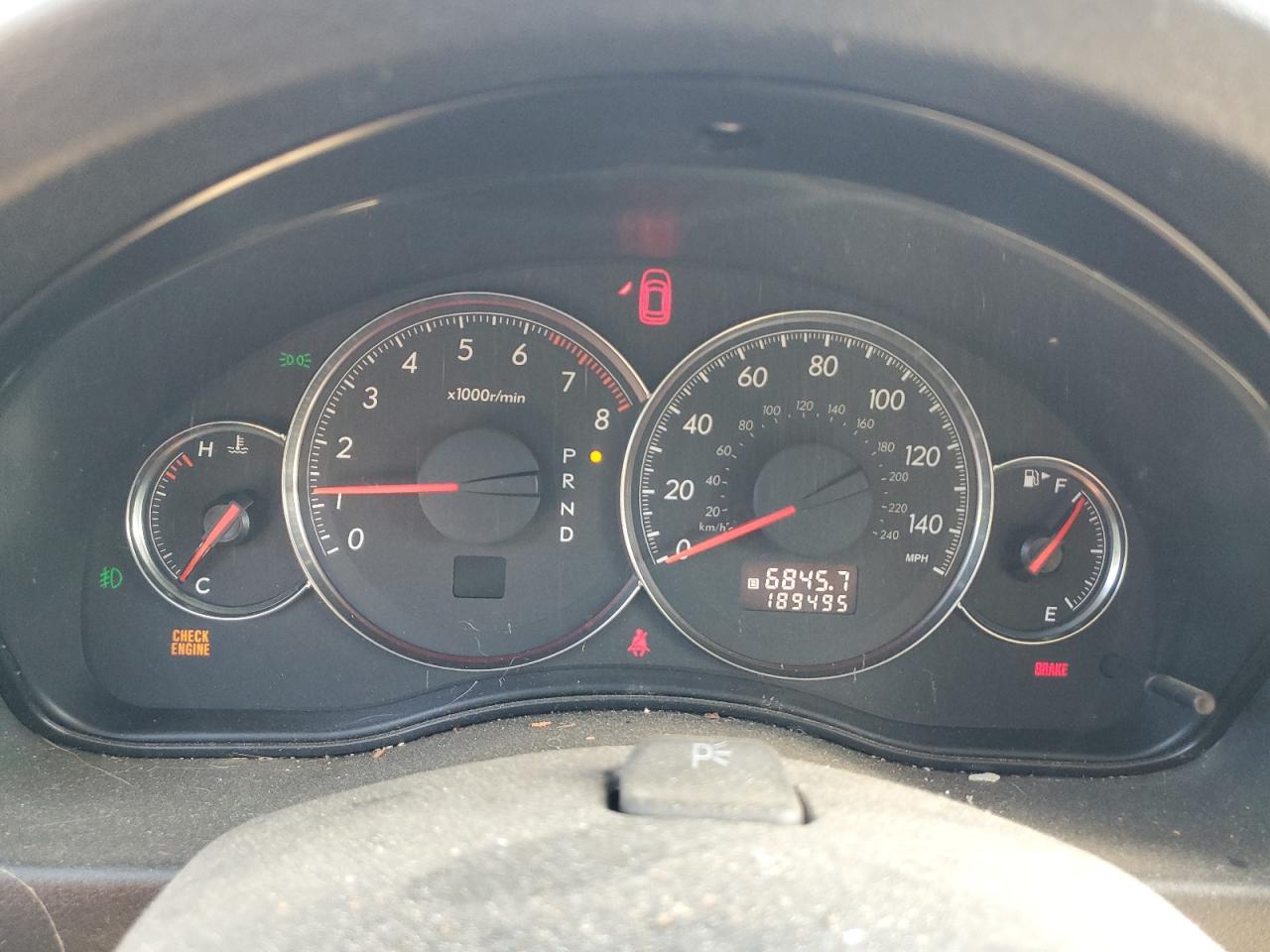 2008 Subaru Outback 2.5I VIN: 4S4BP61C087361632 Lot: 82231745