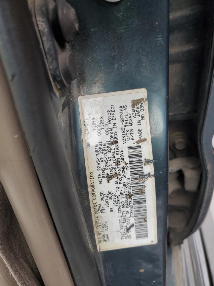 1998 Toyota 4Runner Limited VIN: JT3HN87R0W9009913 Lot: 82394915