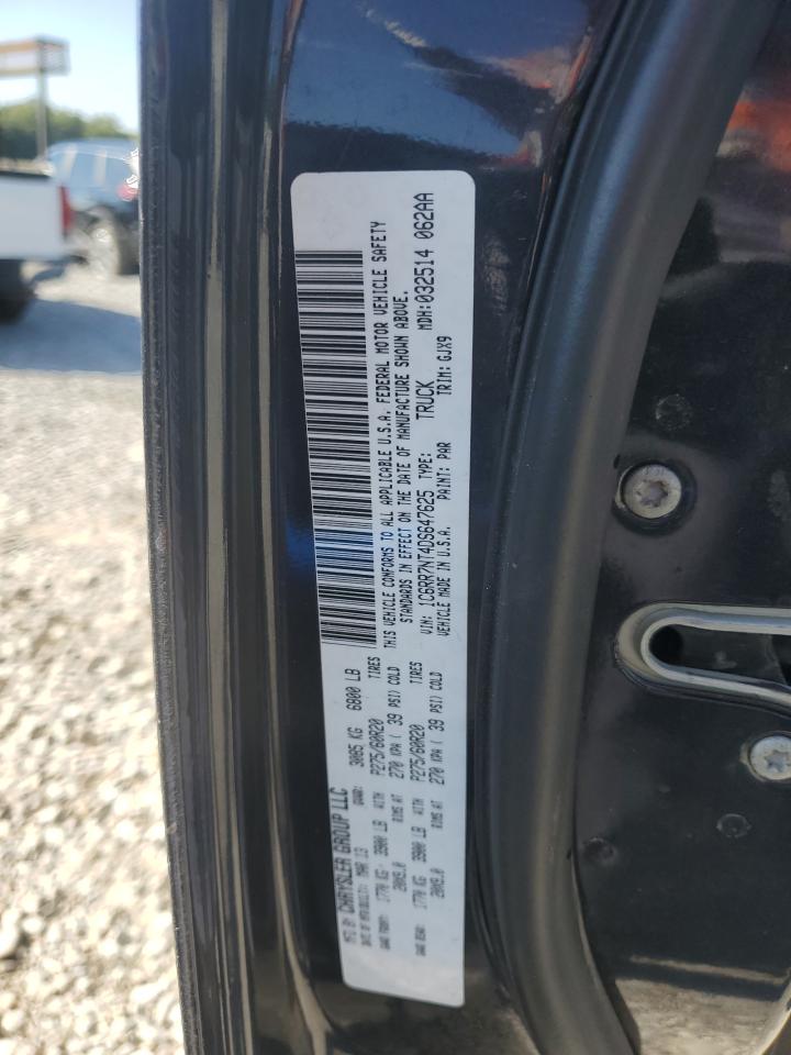2013 Ram 1500 Laramie VIN: 1C6RR7NT4DS647625 Lot: 85382905