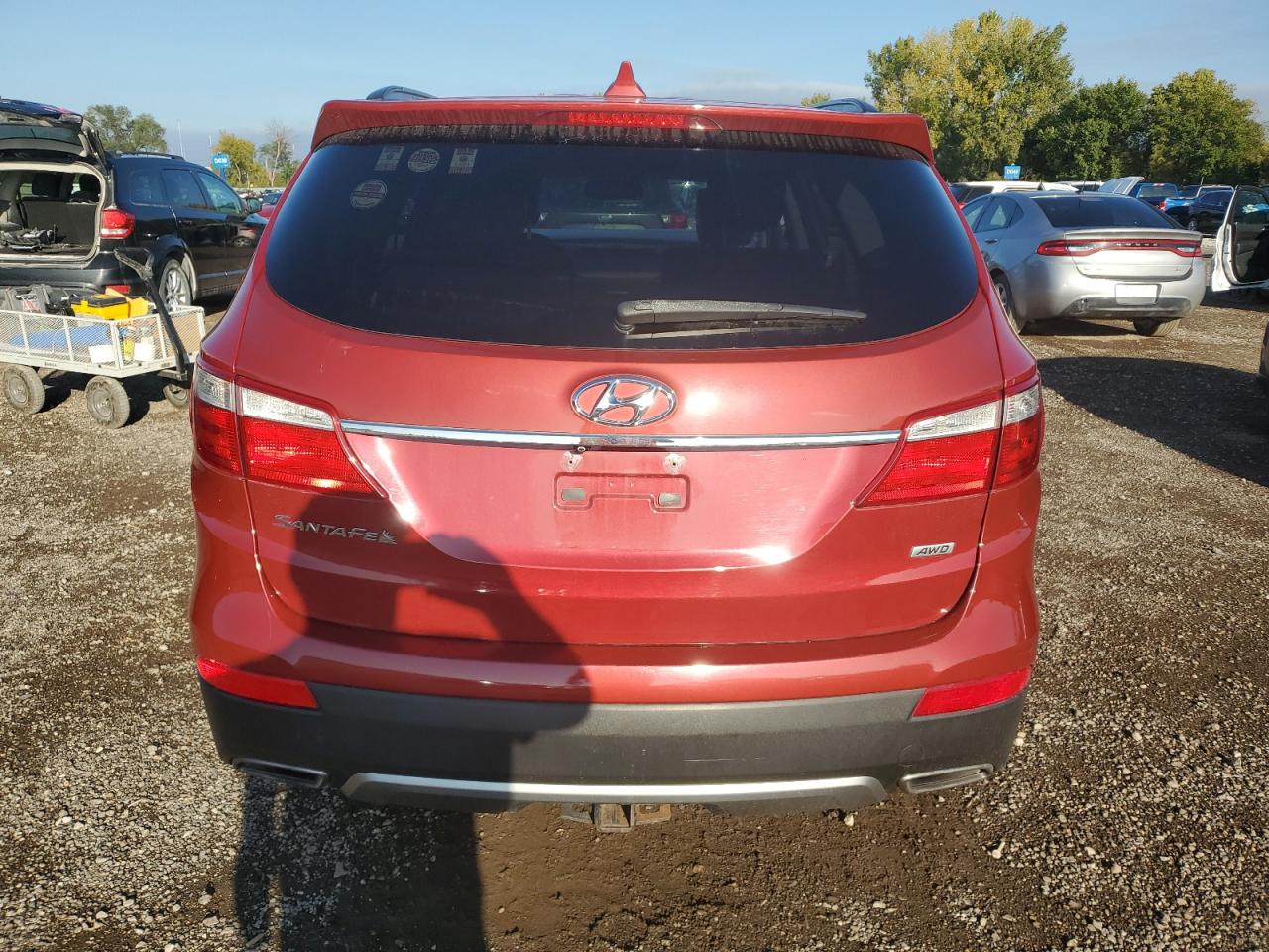 2015 Hyundai Santa Fe Gls VIN: KM8SNDHF6FU128802 Lot: 85721105