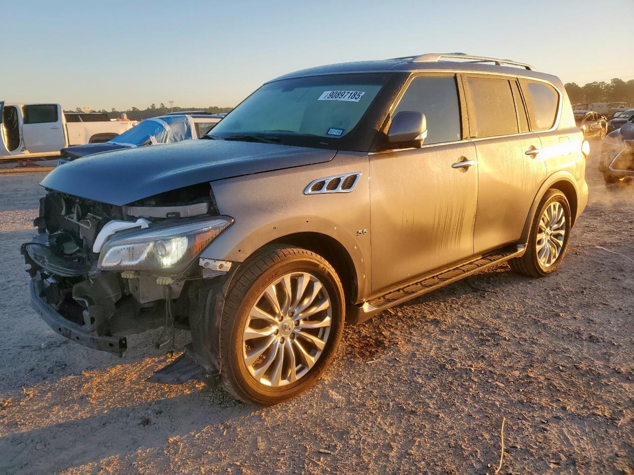 INFINITI QX80 2015. Lot# 90897185. VIN JN8AZ2NF5F9572614. Photo 1