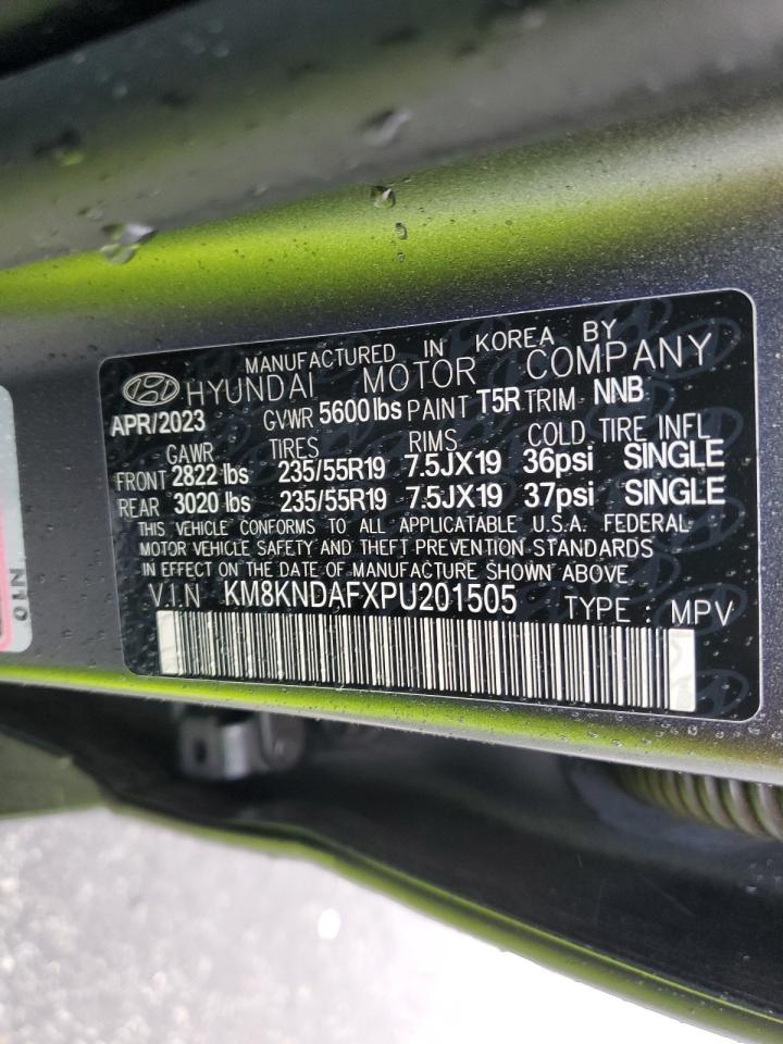 2023 Hyundai Ioniq 5 Sel VIN: KM8KNDAFXPU201505 Lot: 86183435