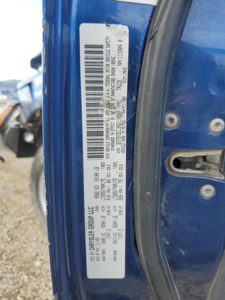 2010 Dodge Ram 3500 VIN: 3D73Y3CL3AG110587 Lot: 85521795