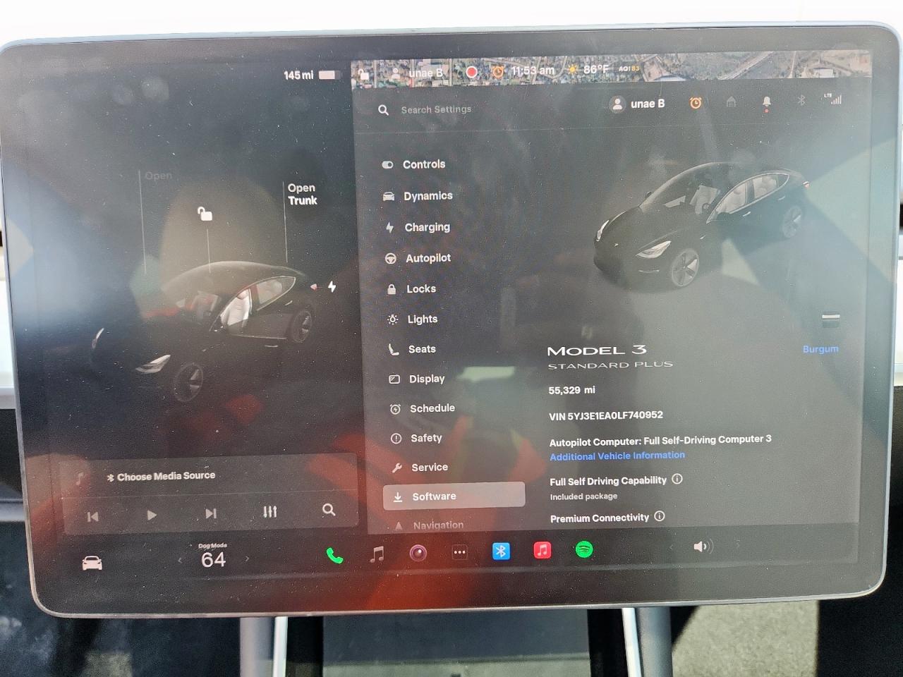 2020 Tesla Model 3 VIN: 5YJ3E1EA0LF740952 Lot: 84980285