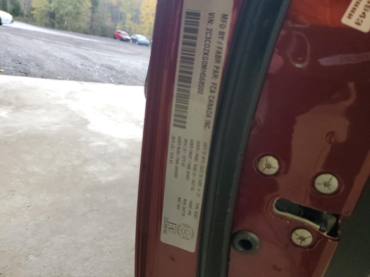 2021 Dodge Challenger Gt VIN: 2C3CDZKG0MH568500 Lot: 89827335