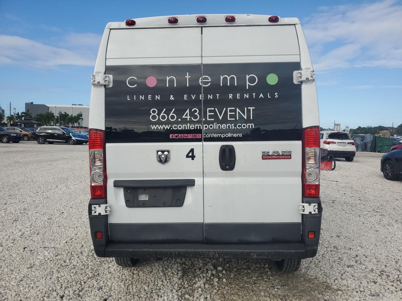 2017 Ram Promaster 2500 2500 High VIN: 3C6TRVDG9HE553148 Lot: 90281755