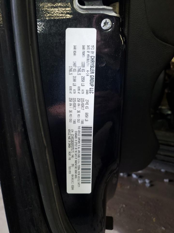2014 Dodge Grand Caravan Se VIN: 2C4RDGBG9ER375171 Lot: 86203585