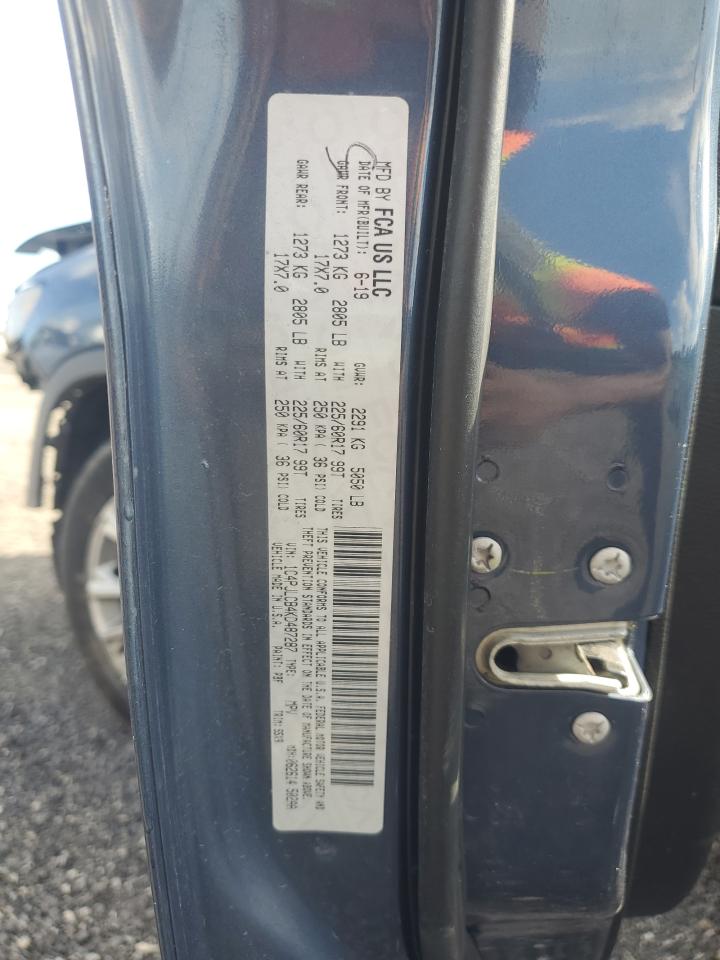 2019 Jeep Cherokee Latitude VIN: 1C4PJLCB4KD487287 Lot: 87042875