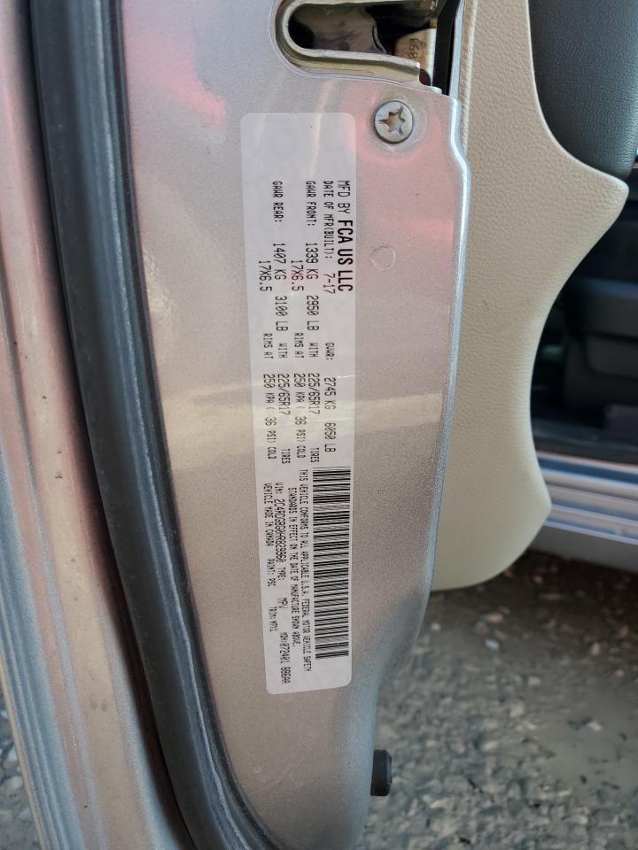 2017 Dodge Grand Caravan Se VIN: 2C4RDGBG0HR829960 Lot: 86088335