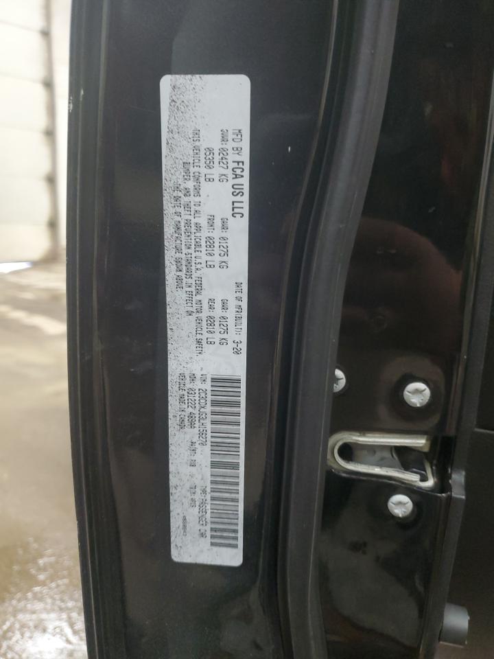 2020 Dodge Charger Sxt VIN: 2C3CDXJG3LH156270 Lot: 86099315