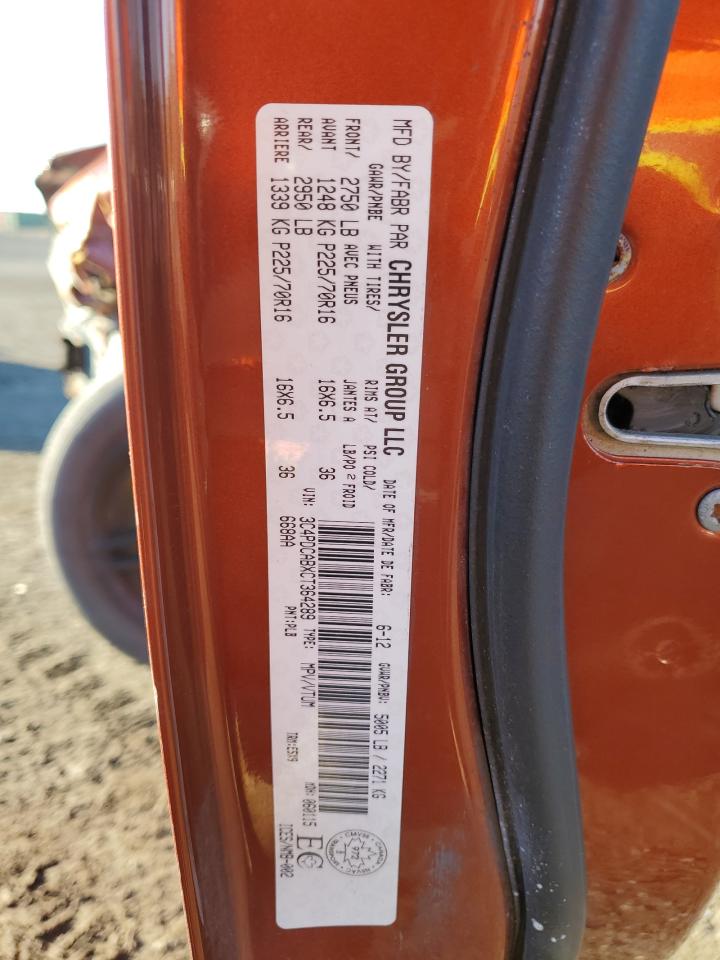 2012 Dodge Journey Se VIN: 3C4PDCABXCT364289 Lot: 70857885