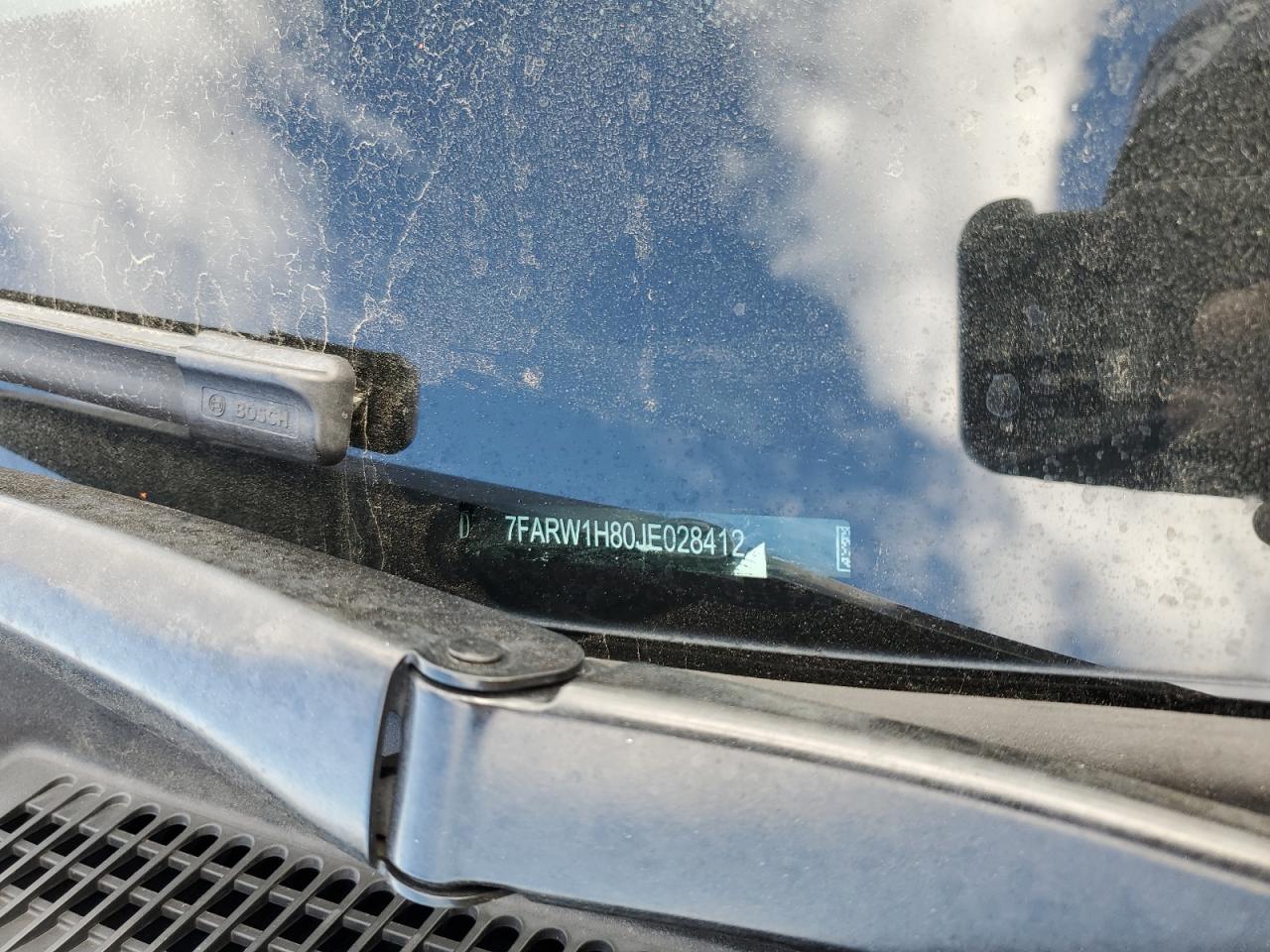 2018 Honda Cr-V Exl VIN: 7FARW1H80JE028412 Lot: 86286605