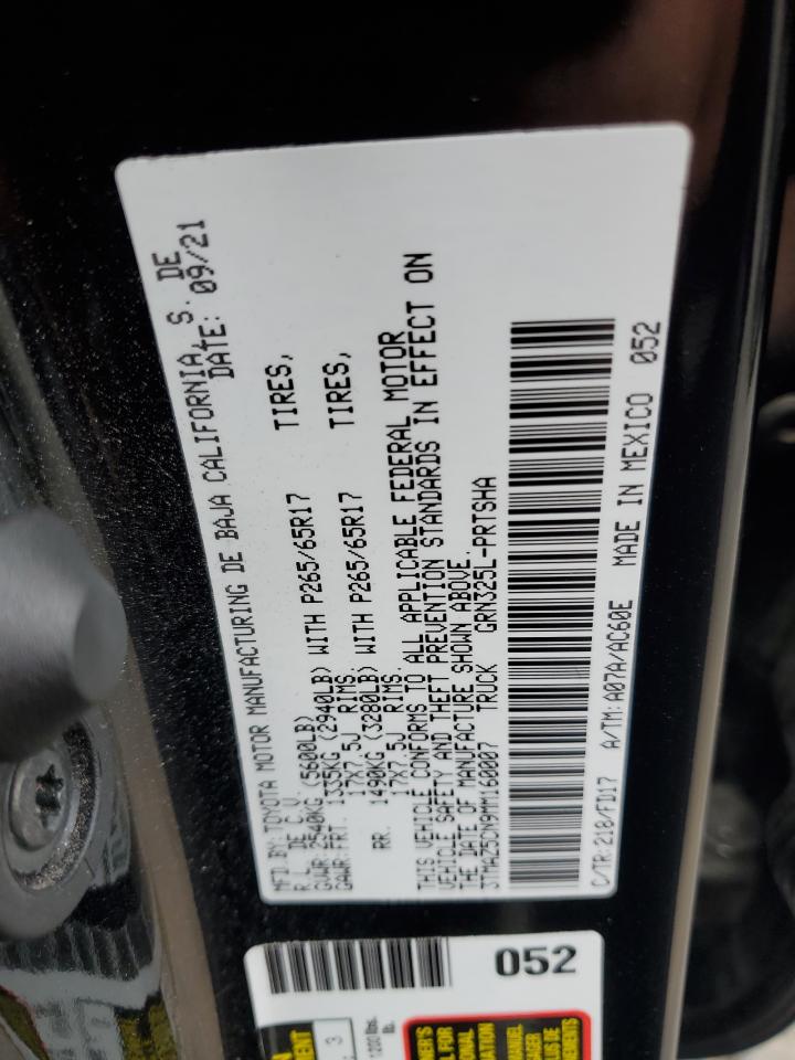 2021 Toyota Tacoma Double Cab VIN: 3TMAZ5CN9MM160007 Lot: 85732075