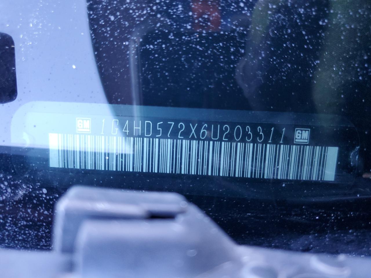 2006 Buick Lucerne Cxl VIN: 1G4HD572X6U203311 Lot: 85729685