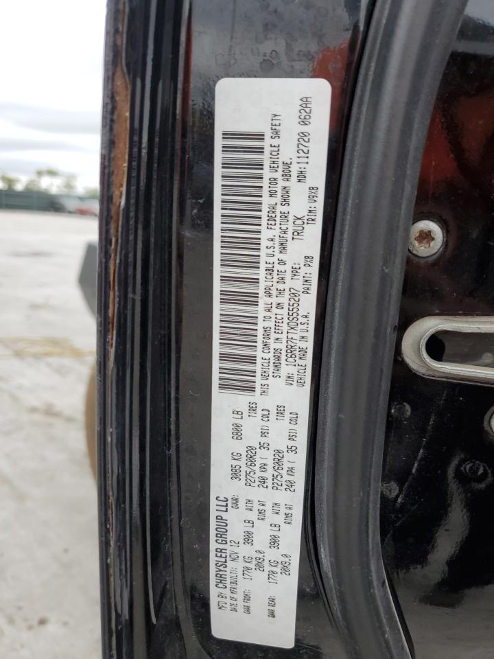 2013 Ram 1500 St VIN: 1C6RR7FTXDS555207 Lot: 82236585