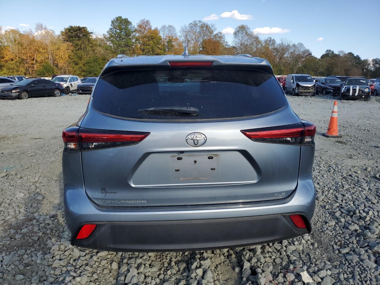 2022 Toyota Highlander Xle VIN: 5TDGZRAH8NS128004 Lot: 87076515