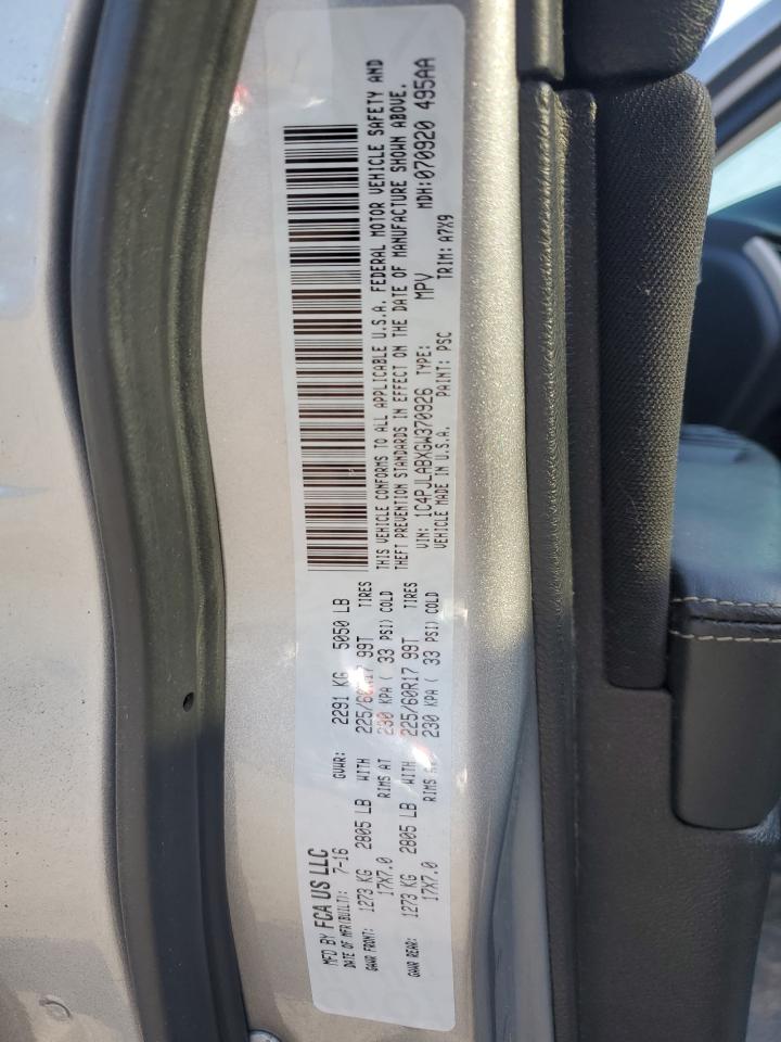 2016 Jeep Cherokee Sport VIN: 1C4PJLABXGW370926 Lot: 82290795