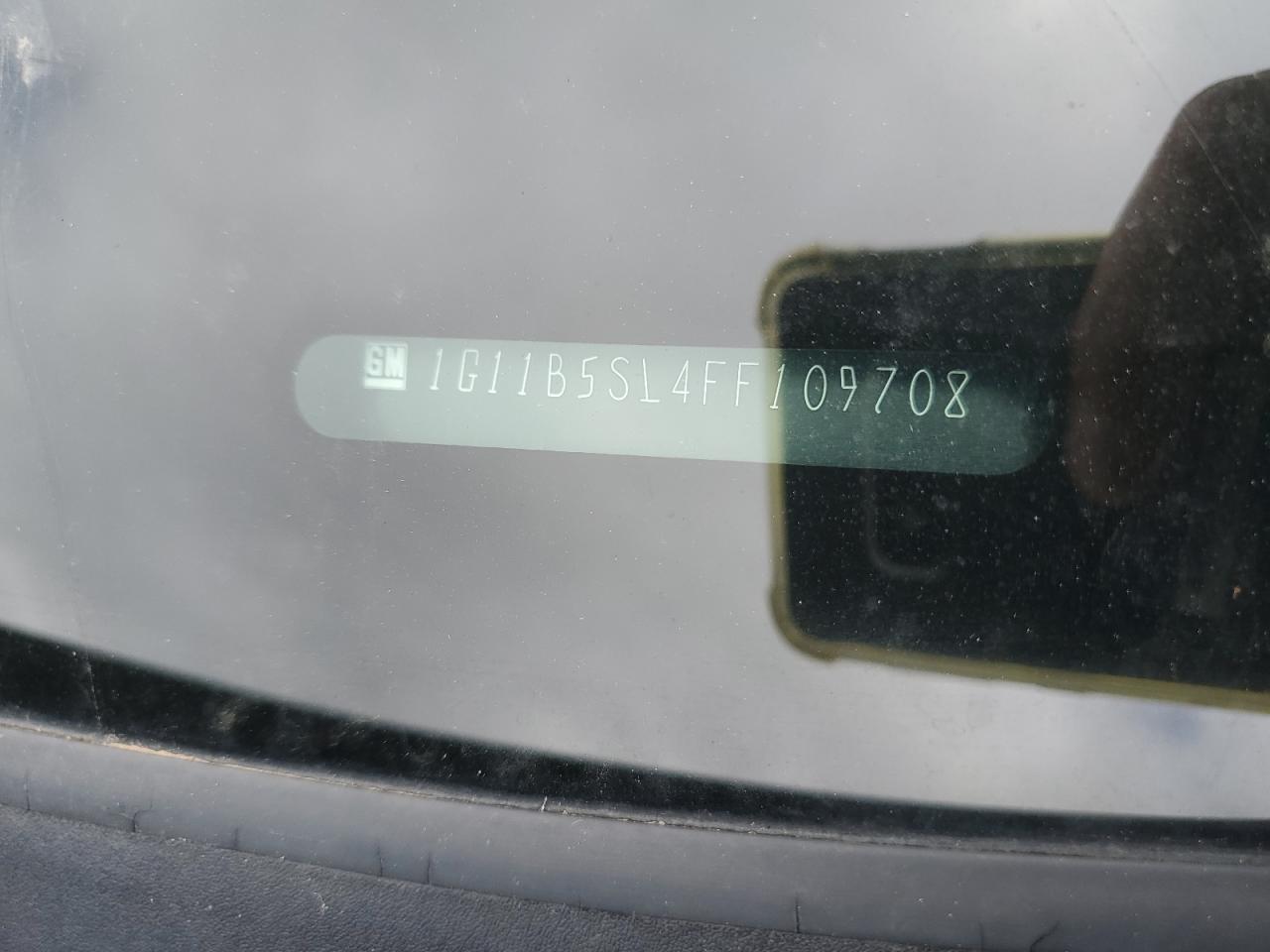 2015 Chevrolet Malibu Ls VIN: 1G11B5SL4FF109708 Lot: 81862435
