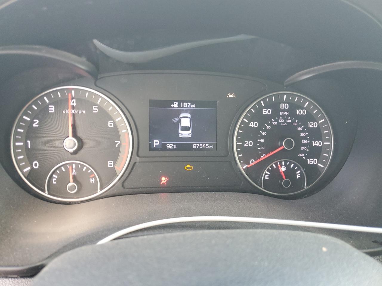 2020 Kia Optima Lx VIN: 5XXGT4L39LG392966 Lot: 87282625