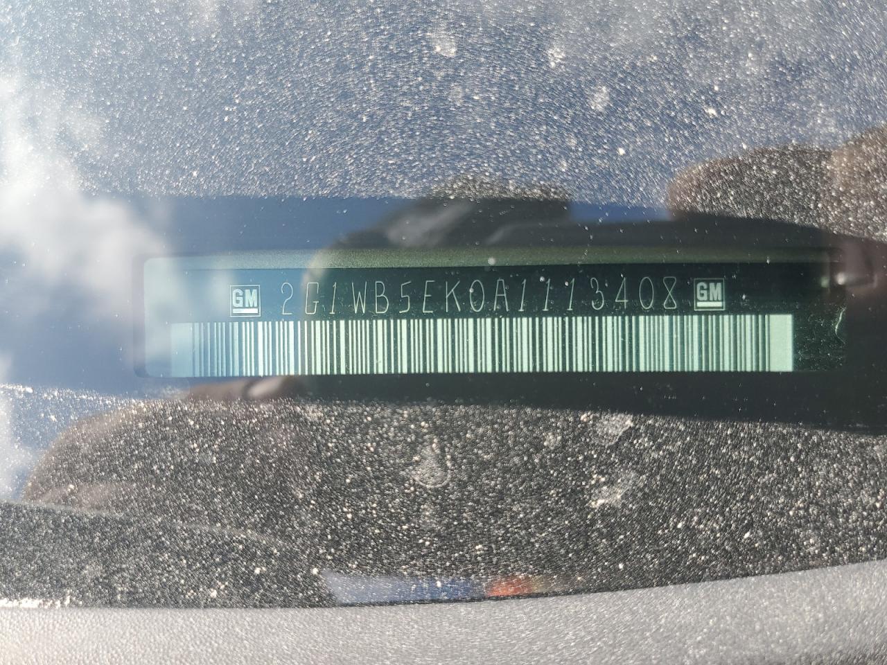 2010 Chevrolet Impala Lt VIN: 2G1WB5EK0A1113408 Lot: 82386495