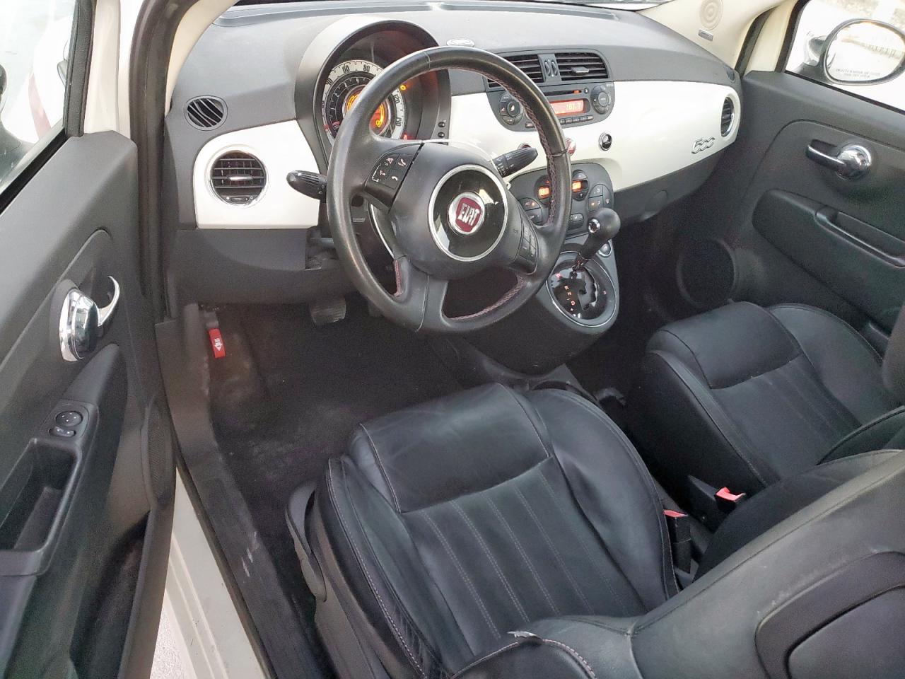 2012 Fiat 500 Lounge VIN: 3C3CFFCR7CT195163 Lot: 90468405
