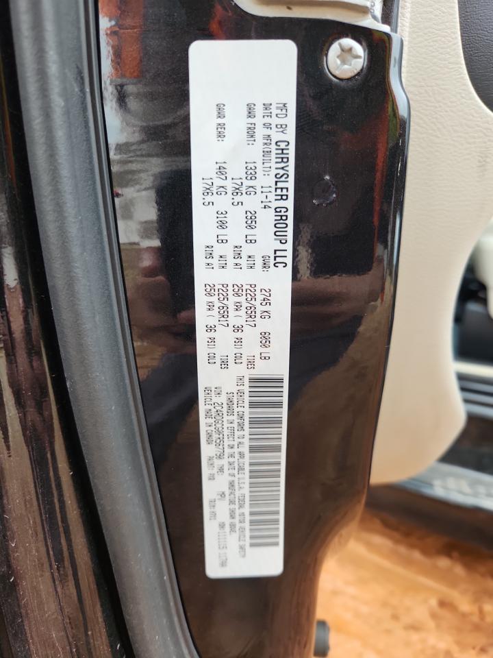 2015 Dodge Grand Caravan Sxt VIN: 2C4RDGCG0FR567790 Lot: 85669445