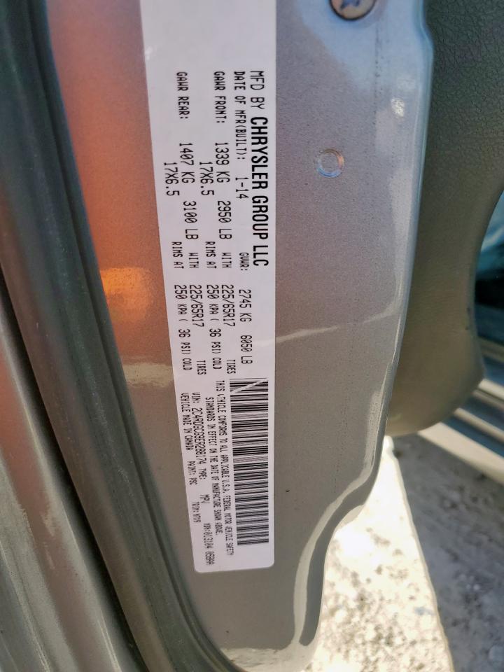 2014 Dodge Grand Caravan Sxt VIN: 2C4RDGCG9ER288174 Lot: 90520525