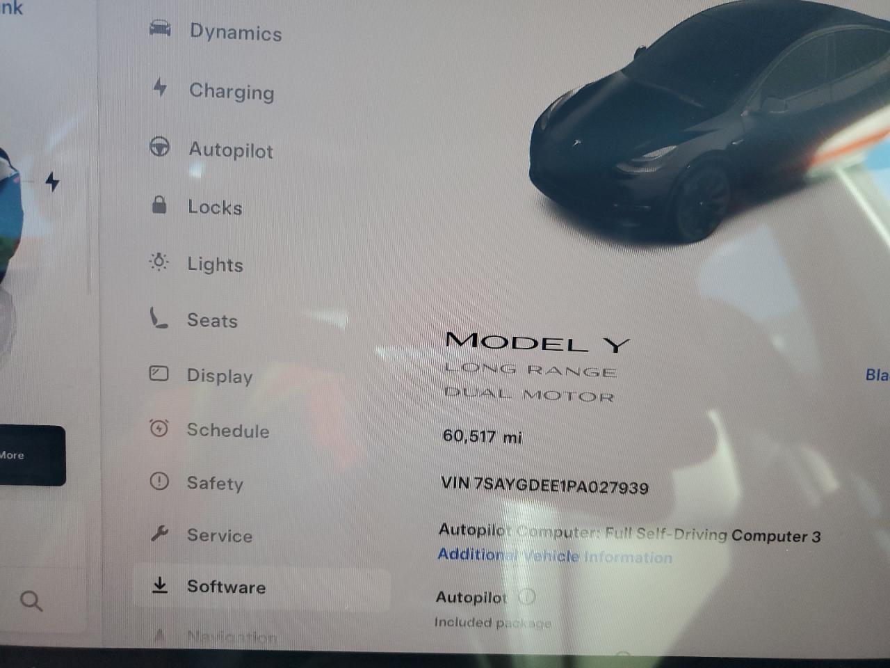 2023 Tesla Model Y VIN: 7SAYGDEE1PA027939 Lot: 87091205
