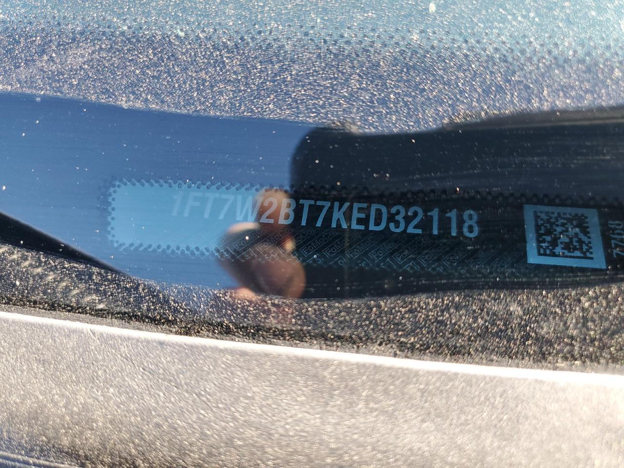 2019 Ford F250 Super Duty VIN: 1FT7W2BT7KED32118 Lot: 89835965