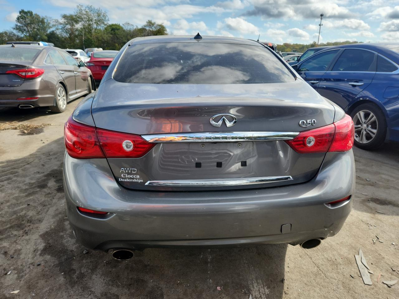 2014 Infiniti Q50 Base VIN: JN1BV7AR7EM704912 Lot: 83848165
