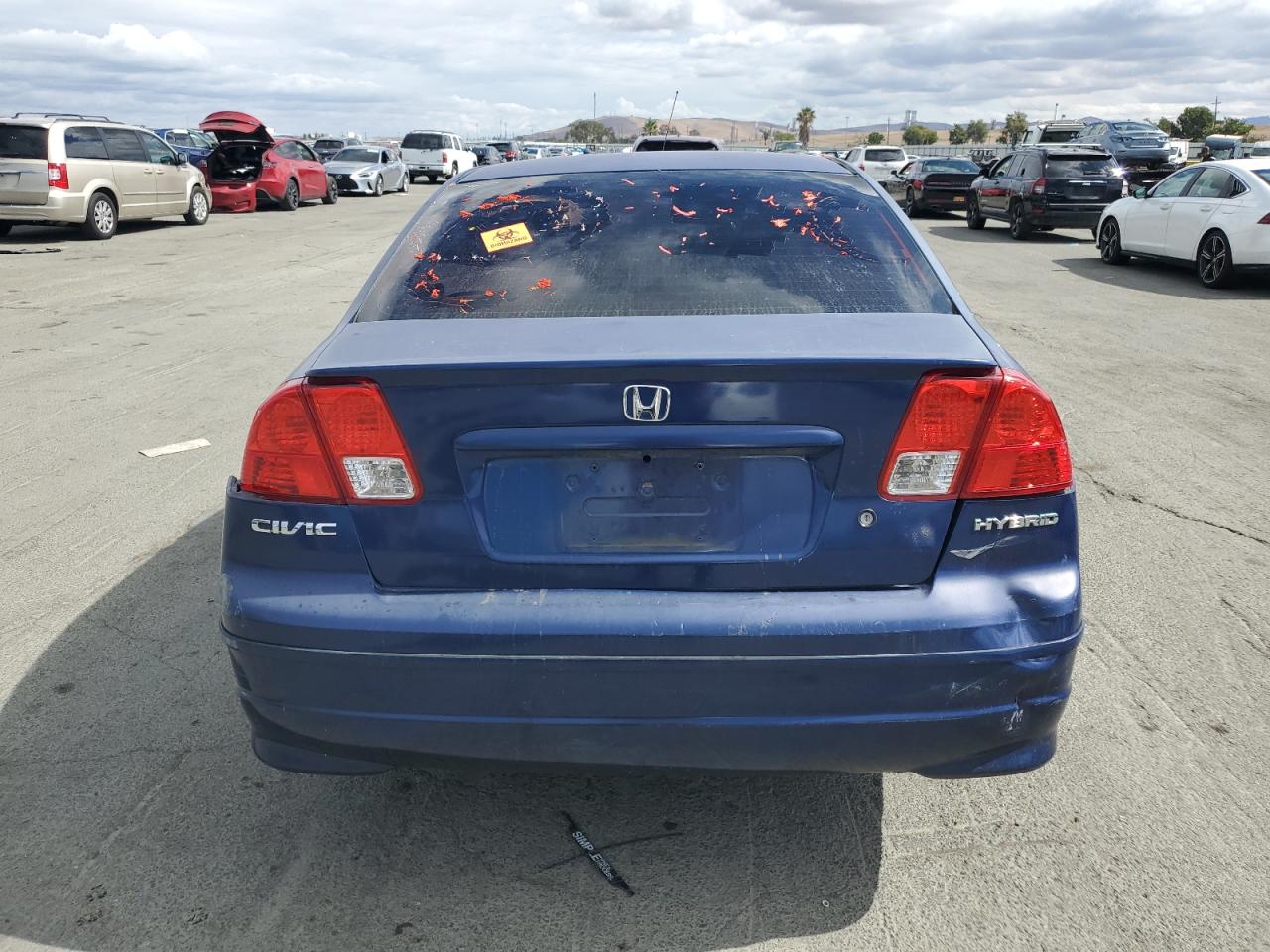 2005 Honda Civic Hybrid VIN: JHMES95645S011580 Lot: 85333855