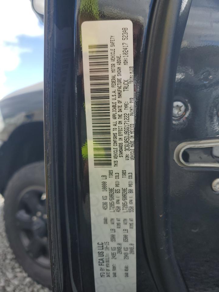 2016 Ram 2500 Slt VIN: 3C6UR5DJ9GG171222 Lot: 86255345