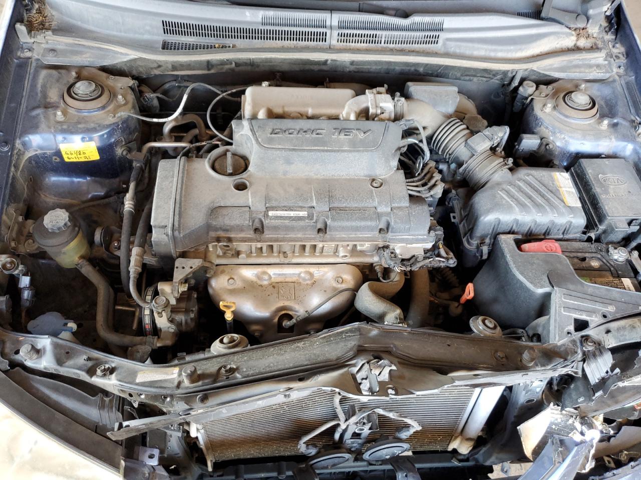 2007 Kia Spectra Ex VIN: KNAFE122875468052 Lot: 81723085