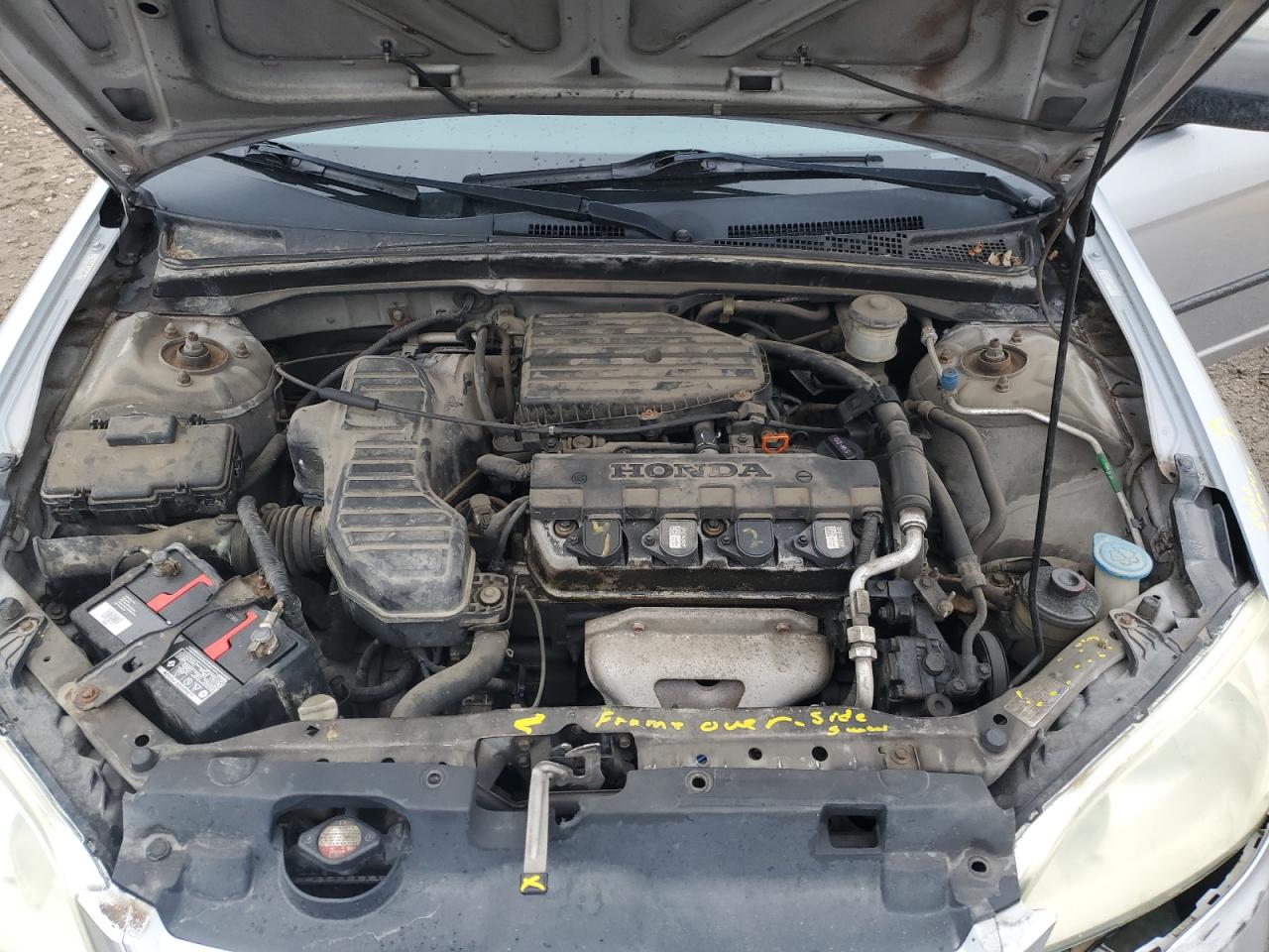 2004 Honda Civic Dx Vp VIN: 2HGES16374H549673 Lot: 90079845