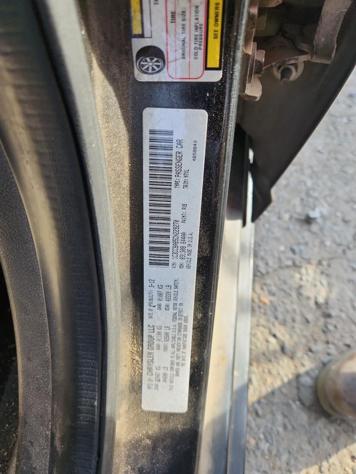 2012 Chrysler 200 Lx VIN: 1C3CCBAB5CN229270 Lot: 87081245