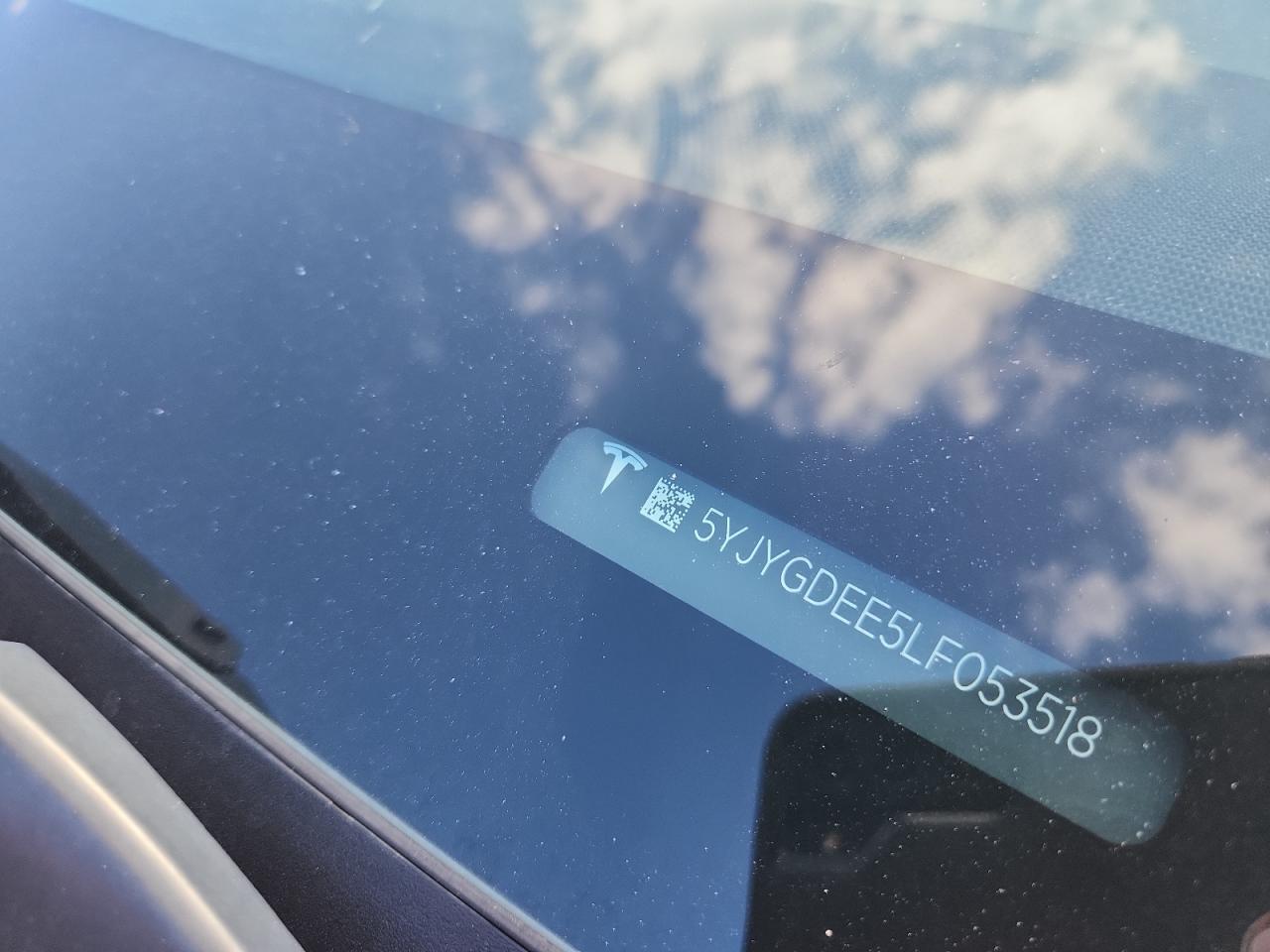 2020 Tesla Model Y VIN: 5YJYGDEE5LF053518 Lot: 84973665